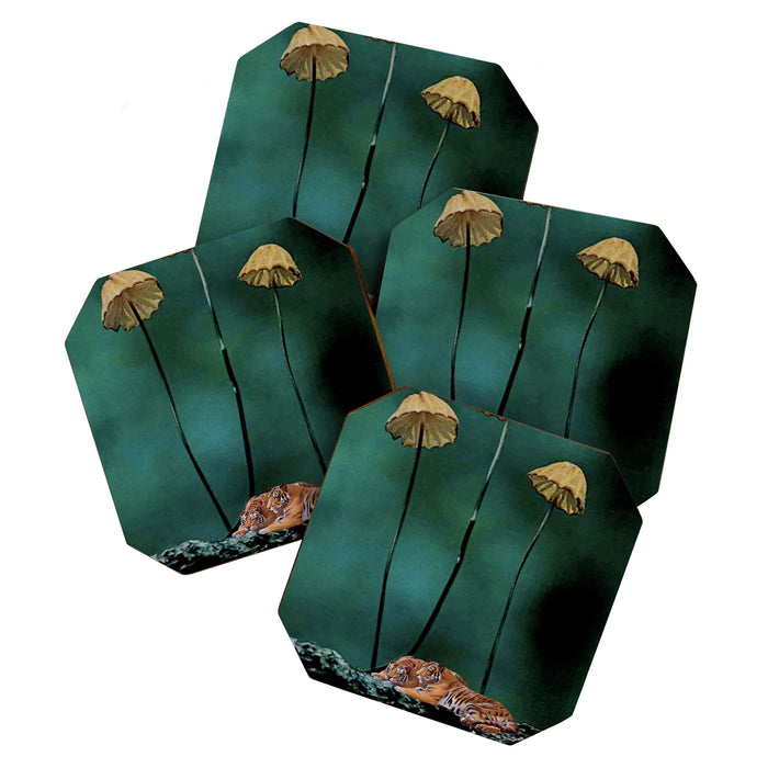 Resting Tigers Coaster Gallery Image 1