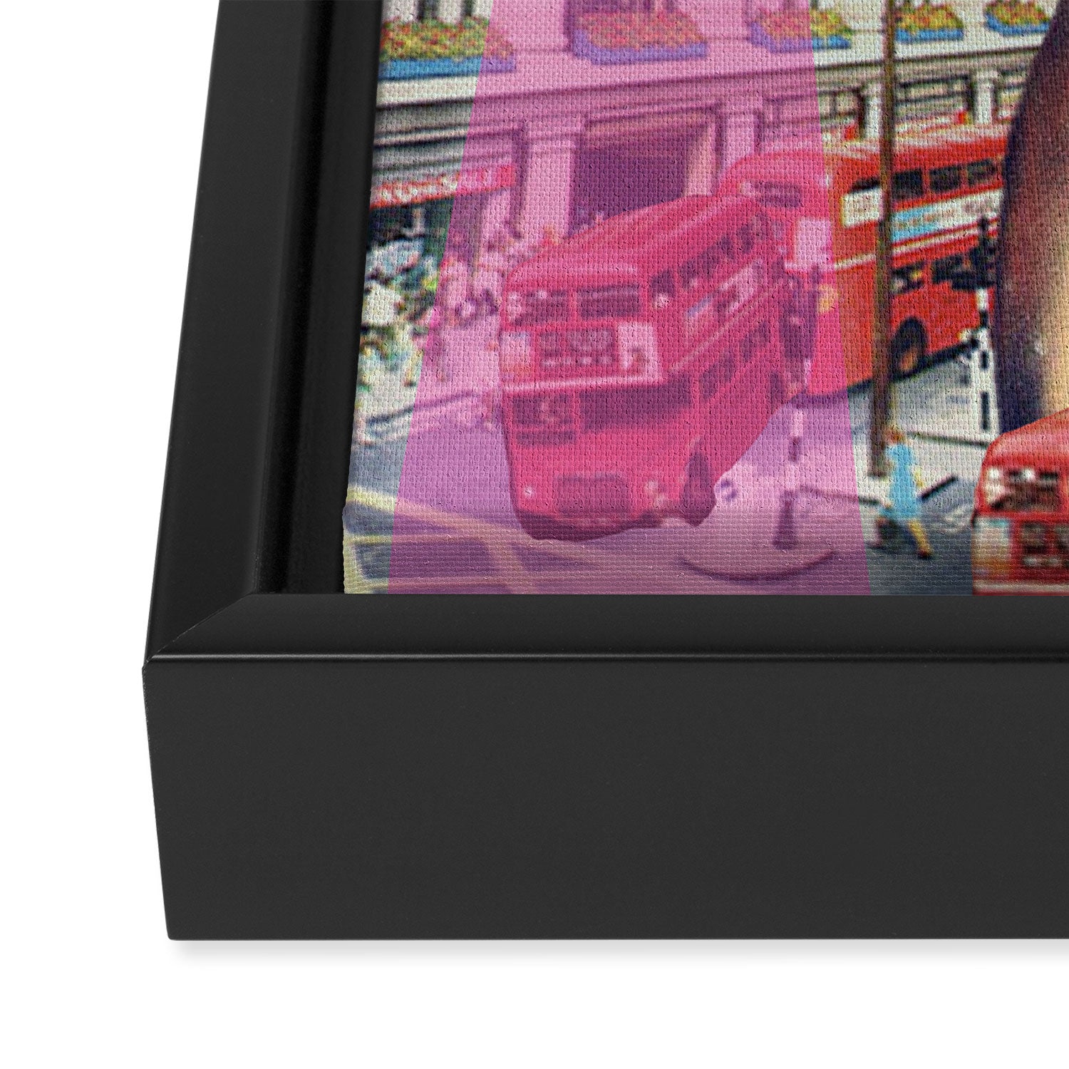 Rush Hour Madness Framed Canvas Print Gallery Image 3