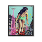 Rush Hour Madness Framed Canvas Print Gallery Image 6