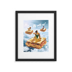 Sandwich Airlines - Come fly with us! Framed Art Print Gallery Image 5