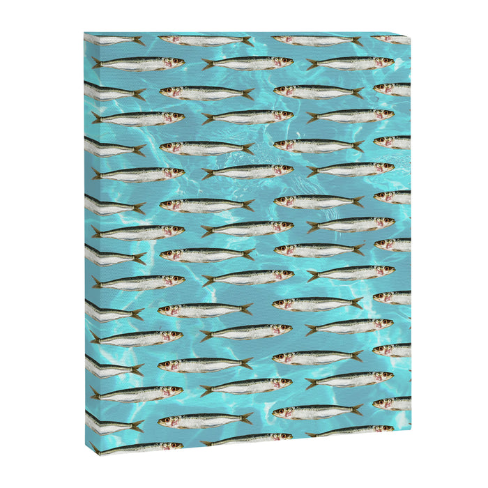 Sardines in the pool Canvas Print Gallery Image 1