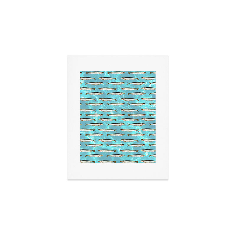 Sardines in the pool Art Print Gallery Image 1