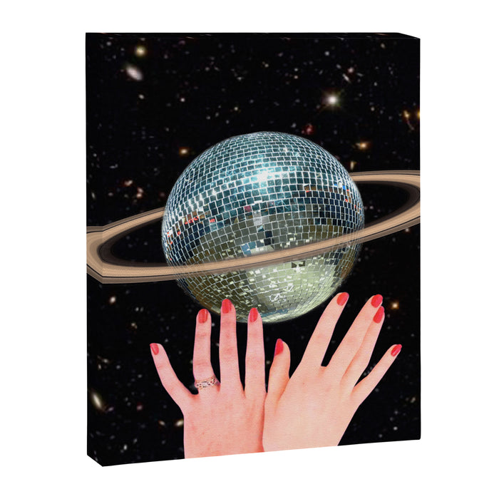 Saturn Disco Canvas Print Gallery Image 1