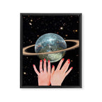 Saturn Disco Framed Canvas Print Gallery Image 8