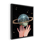 Saturn Disco Framed Canvas Print Gallery Image 2
