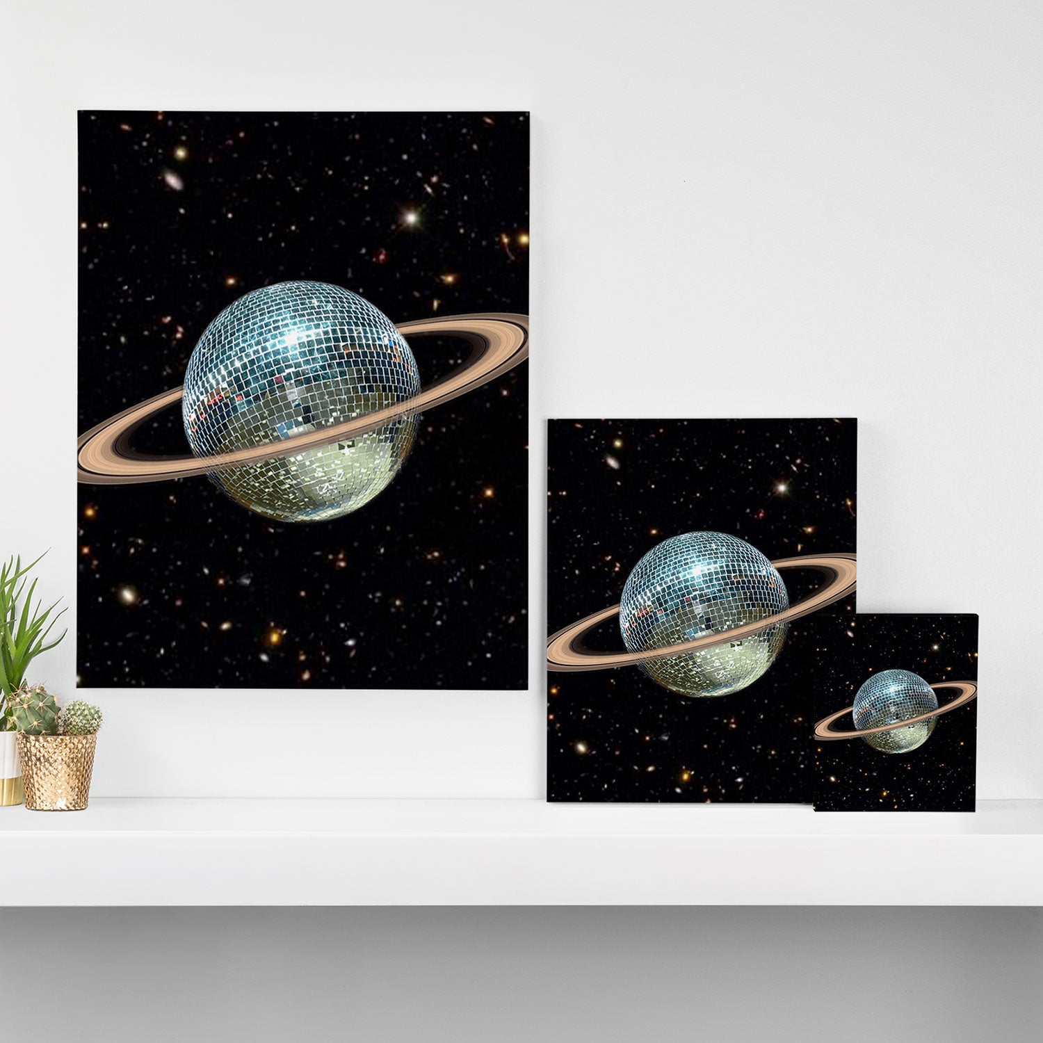 Saturn Disco II Canvas Print Gallery Image 3
