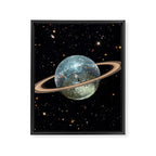 Saturn Disco II Framed Canvas Print Gallery Image 8