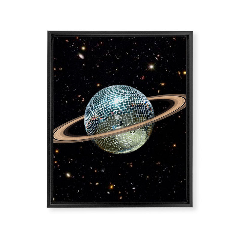 Saturn Disco II Framed Canvas Print Gallery Image 8