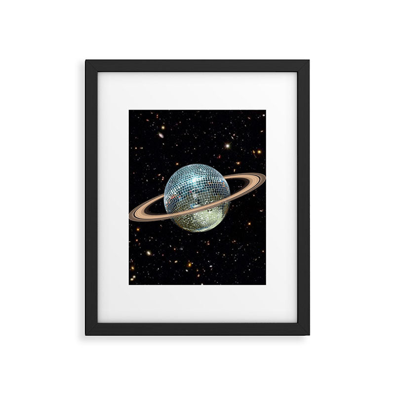 Saturn Disco II Framed Art Print Gallery Image 6