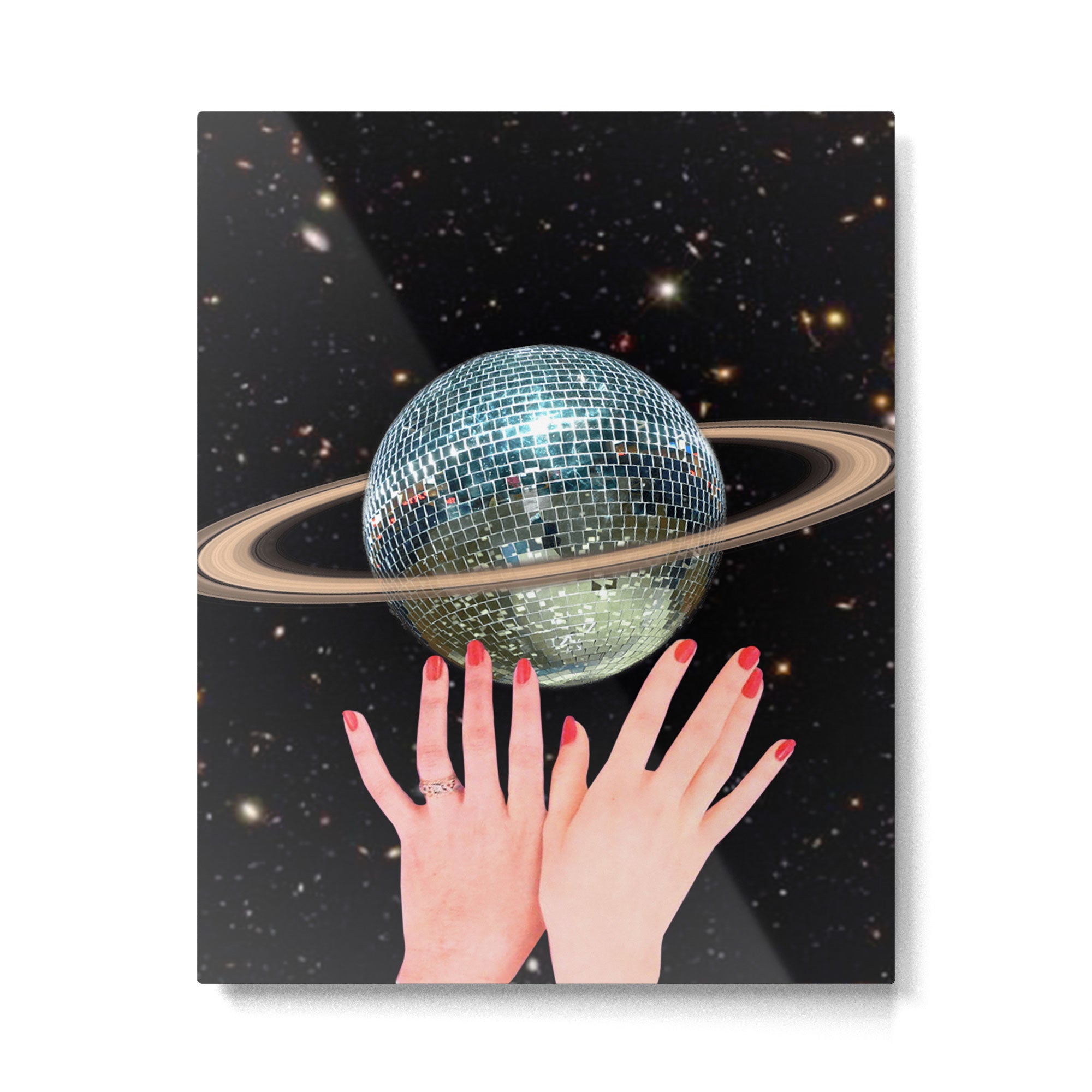 Saturn Disco Metal Print Gallery Image 6
