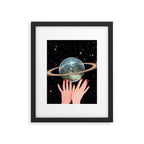 Saturn Disco Framed Art Print Gallery Image 6