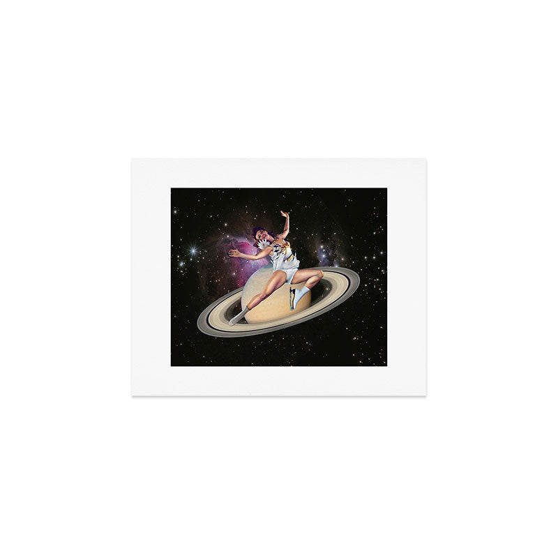 Saturn Queen // Skating in Space Art Print Gallery Image 1