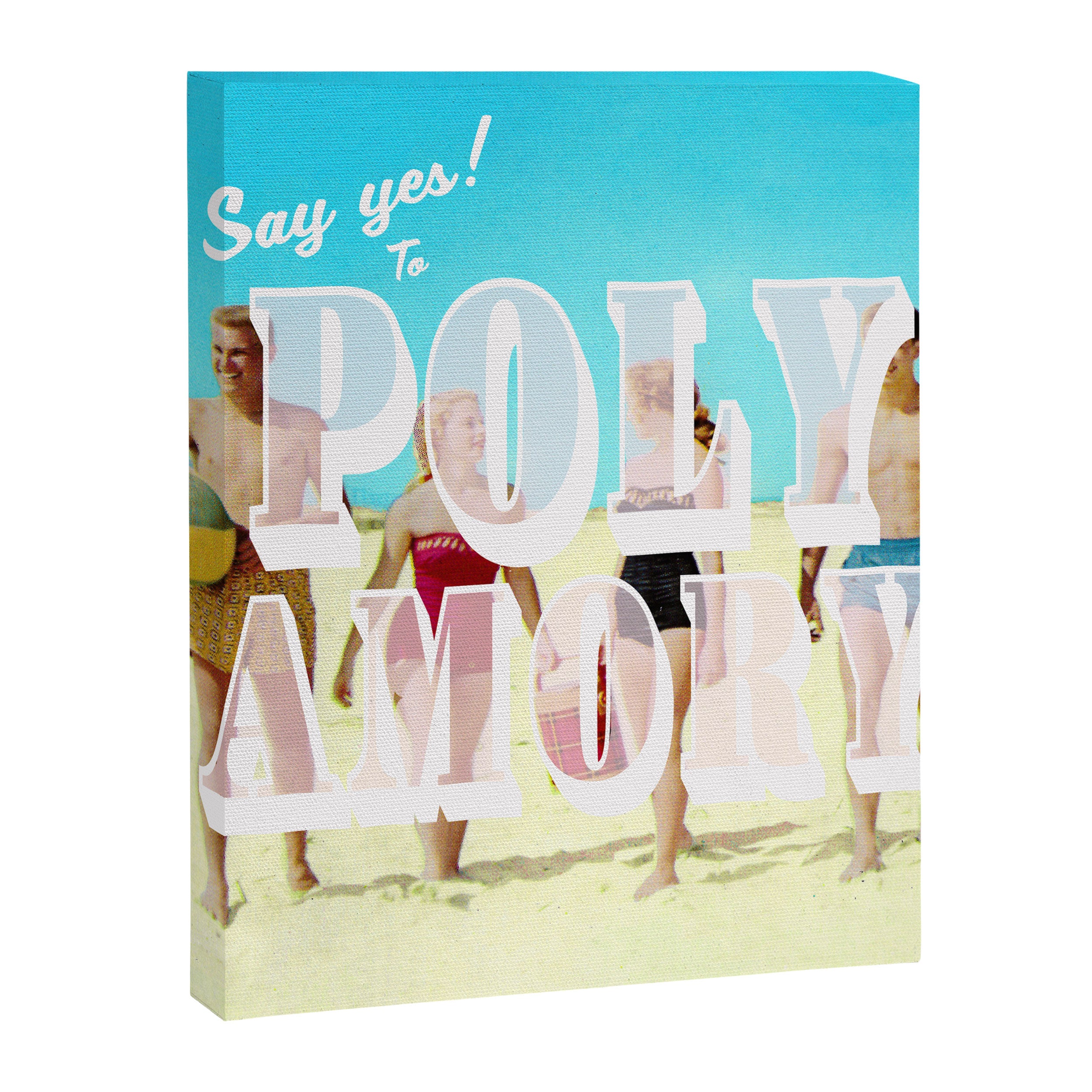 Say yes! To Polyamory Canvas Print Gallery Image 8