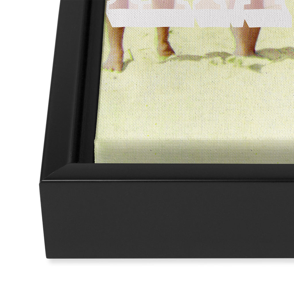 Say yes! To Polyamory Framed Canvas Print Gallery Image 3