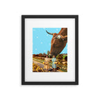 Spring Walk (Daffodils and Cows) Framed Art Print Gallery Image 5