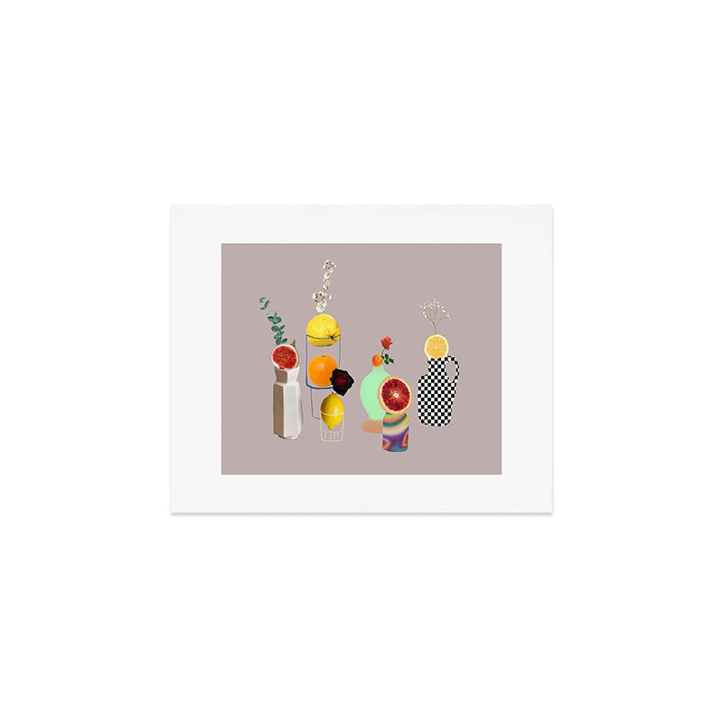 Still Life // Fruits & Flowers Art Print Gallery Image 1