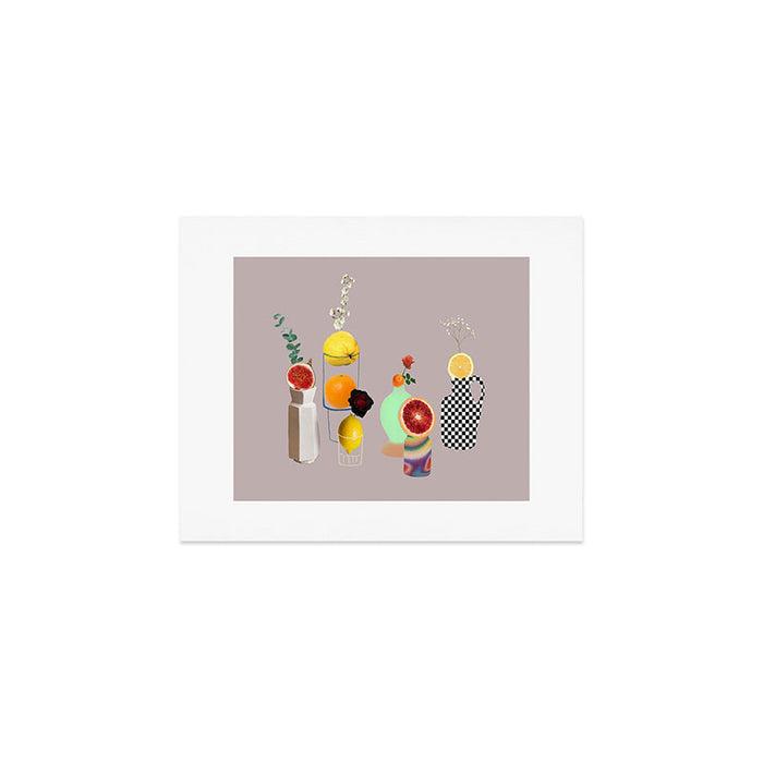 Still Life // Fruits & Flowers Art Print Gallery Image 1