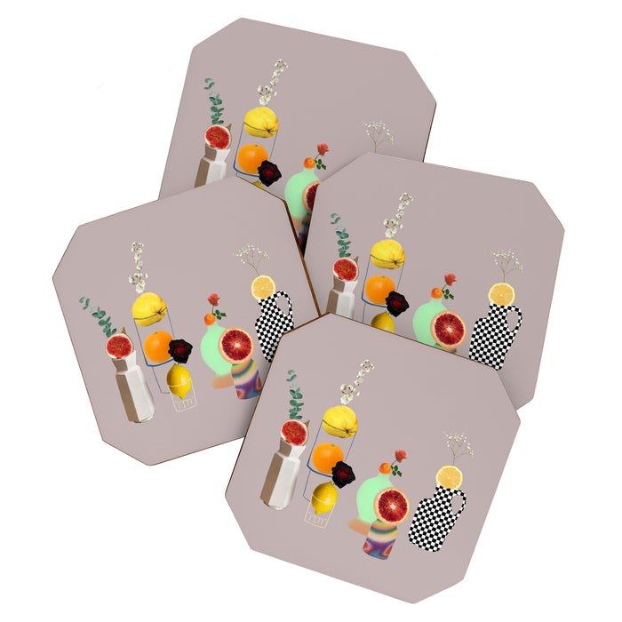 Still Life // Fruits & Flowers Coaster Gallery Image 1