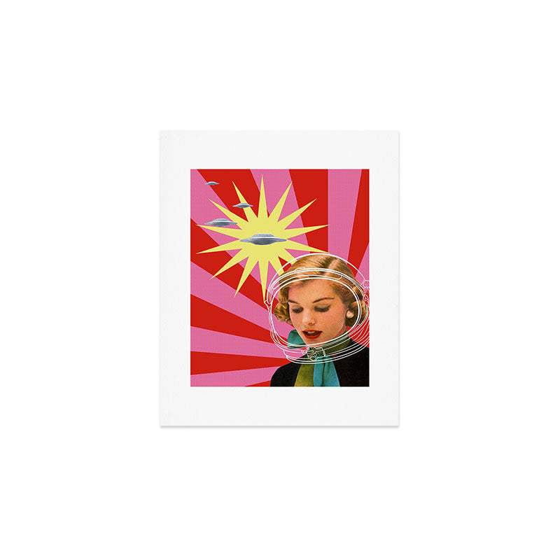 The Astronaut Art Print Gallery Image 1