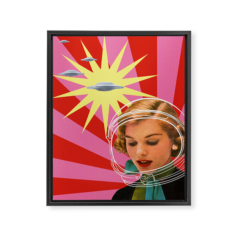 The Astronaut Framed Canvas Print Gallery Image 6