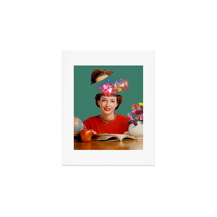 The Reader // Fireworks Art Print Gallery Image 1