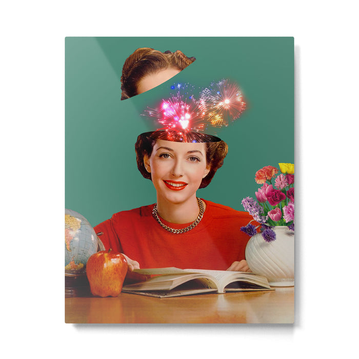 The Reader // Fireworks Metal Print Gallery Image 1