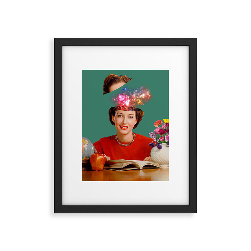 The Reader // Fireworks Framed Art Print Gallery Image 5