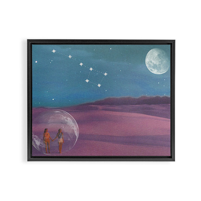 The sun will come out again Framed Canvas Print Gallery Image 6