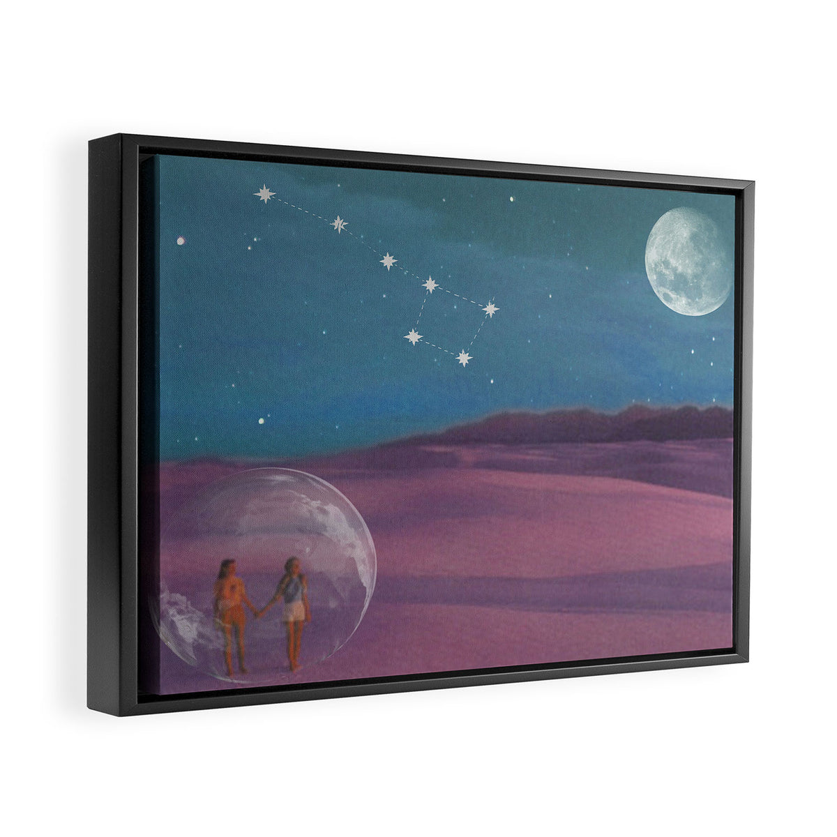 The sun will come out again Framed Canvas Print Gallery Image 2