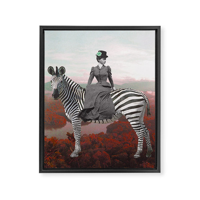 The Traveller (Fall Edition) Framed Canvas Print Gallery Image 1
