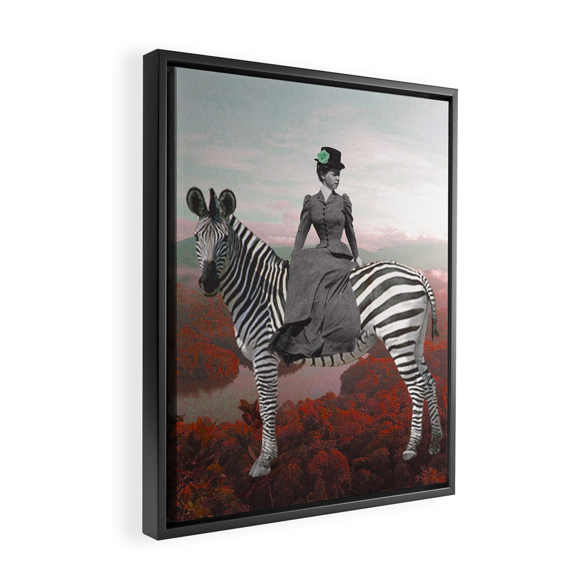 The Traveller (Fall Edition) Framed Canvas Print Gallery Image 2