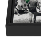The Visitors // UFOs in Paradise Framed Canvas Print Gallery Image 3