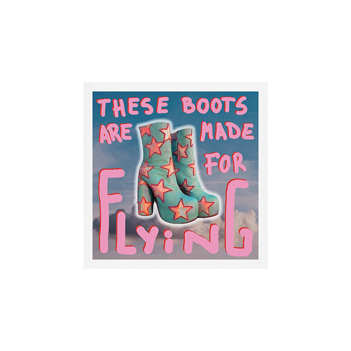 These boots are made for flying Art Print Gallery Image 1