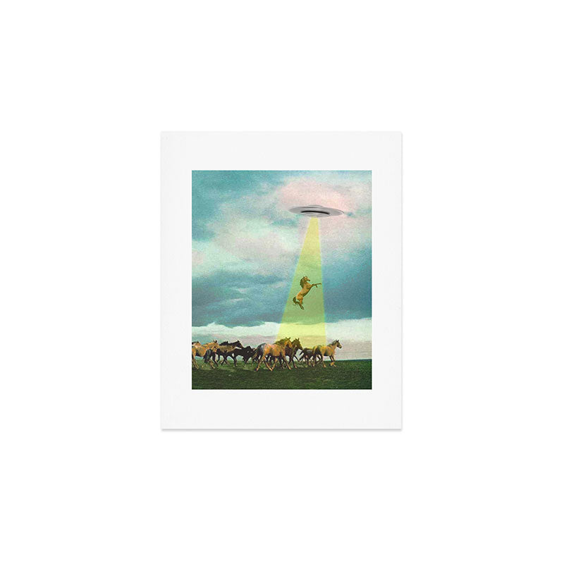 They too love horses (UFO) Art Print Gallery Image 1