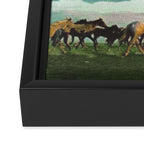 They too love horses (UFO) Framed Canvas Print Gallery Image 3