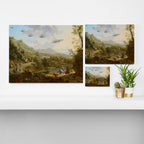 They were here all along / UFO in countryside Canvas Print Gallery Image 3