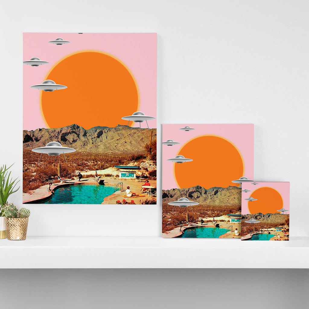 They've arrived! (UFO) Canvas Print Gallery Image 3