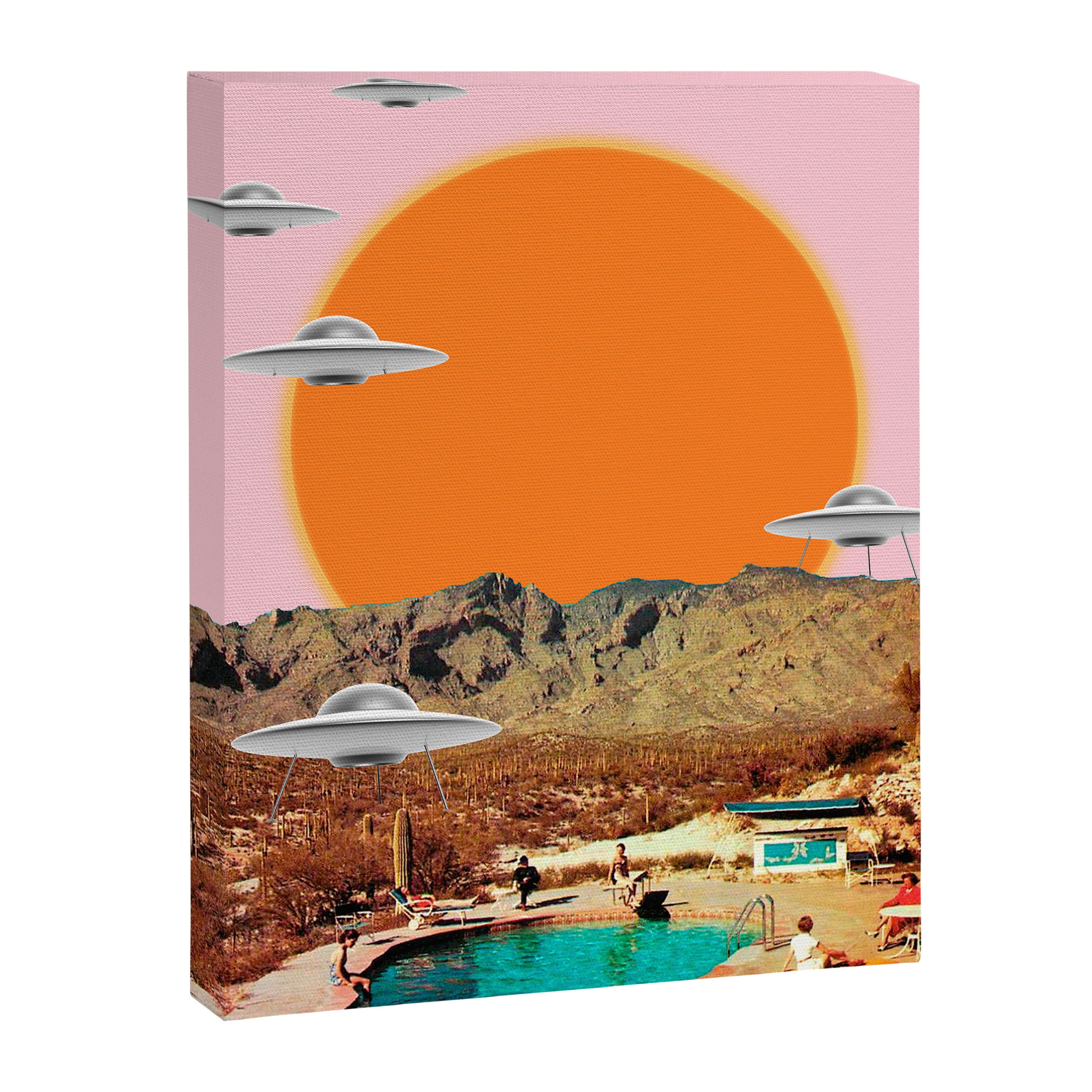 They've arrived! (UFO) Canvas Print Gallery Image 3