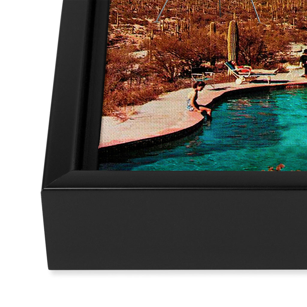 They've arrived! (UFO) Framed Canvas Print Gallery Image 3