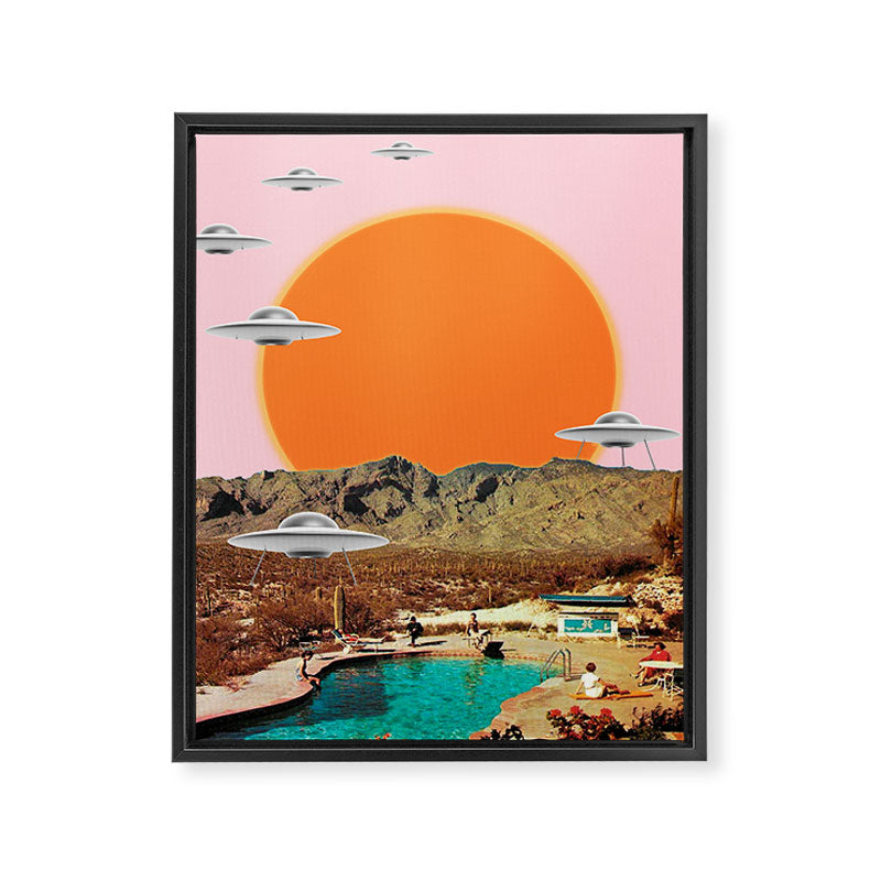 They've arrived! (Square) Framed Canvas Print Gallery Image 8