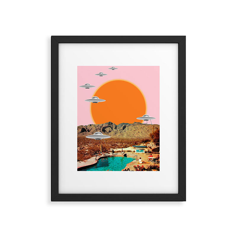 They've arrived! (UFO) Framed Art Print Gallery Image 4