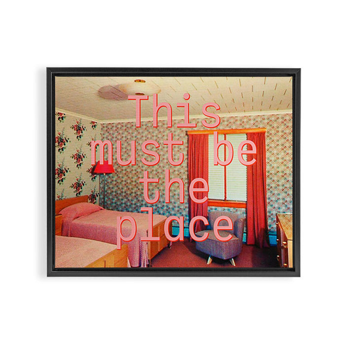 This must be the place Framed Canvas Print Gallery Image 1