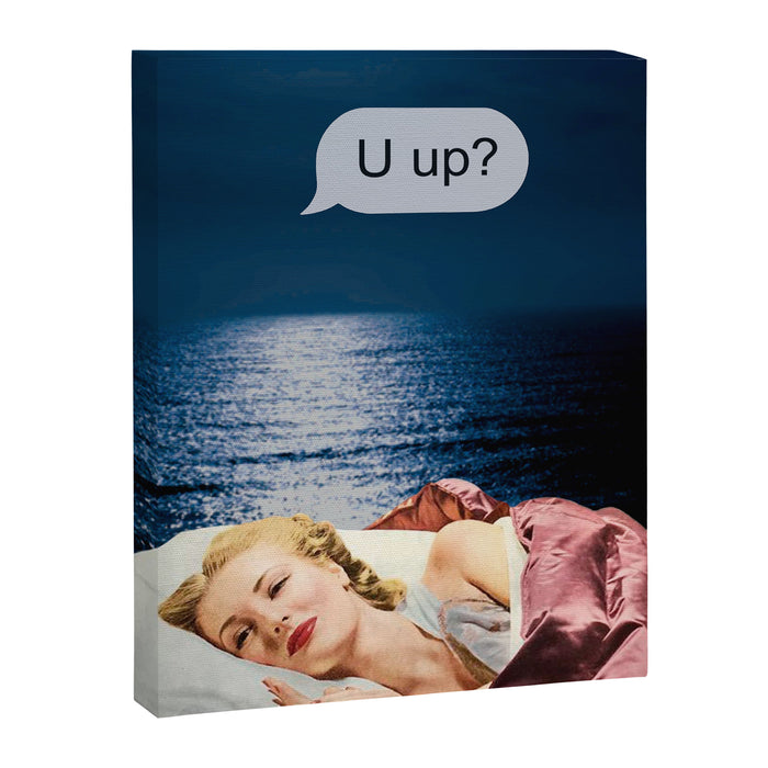 U up? Late night texts Canvas Print Gallery Image 1