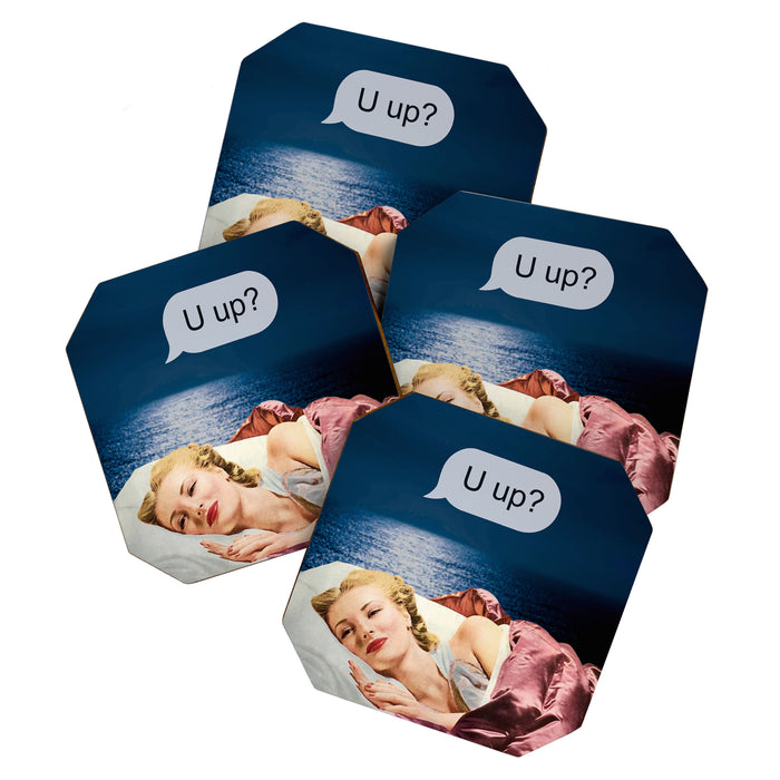 U up? Late night texts Coaster Gallery Image 1