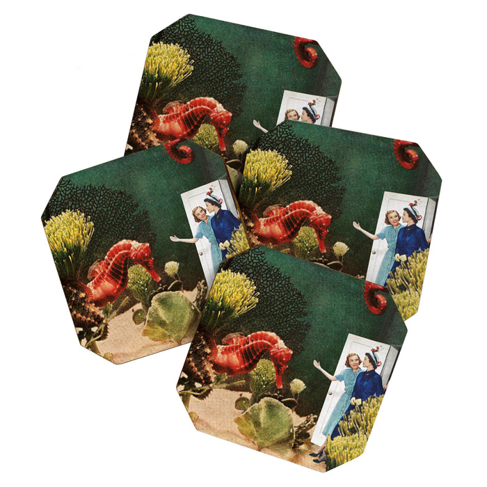 Under the Sea // Seahorses Coaster Gallery Image 1