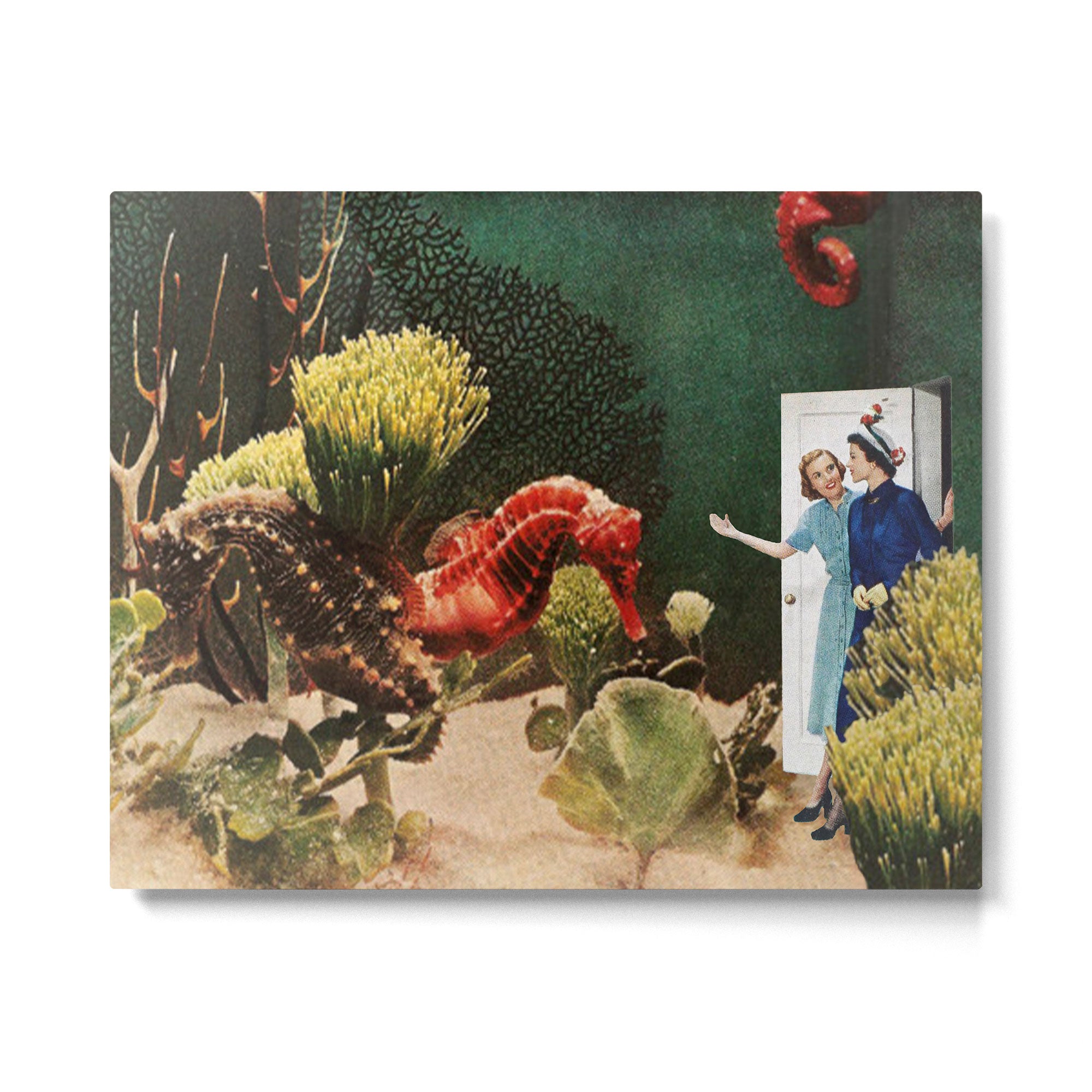 Under the Sea // Seahorses Metal Print Gallery Image 4
