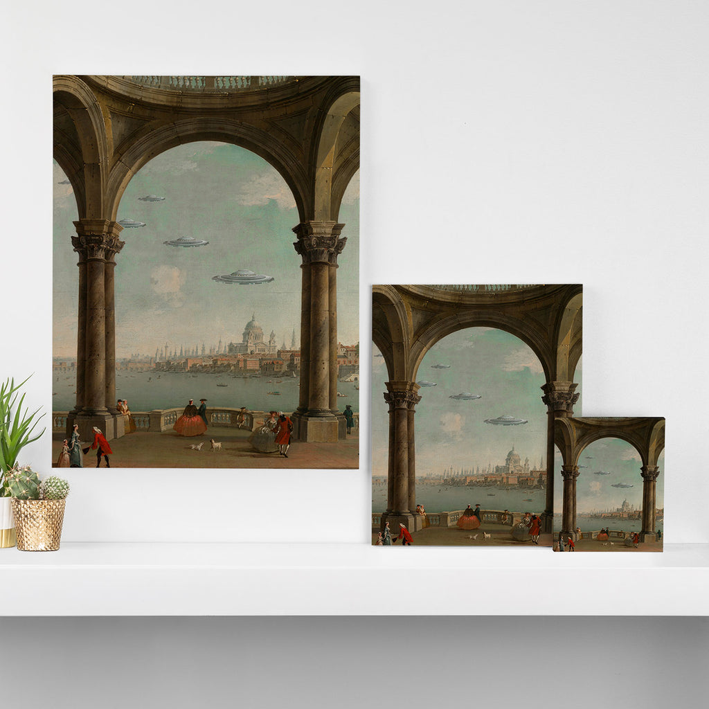 Venetian Promenade Canvas Print Gallery Image 3