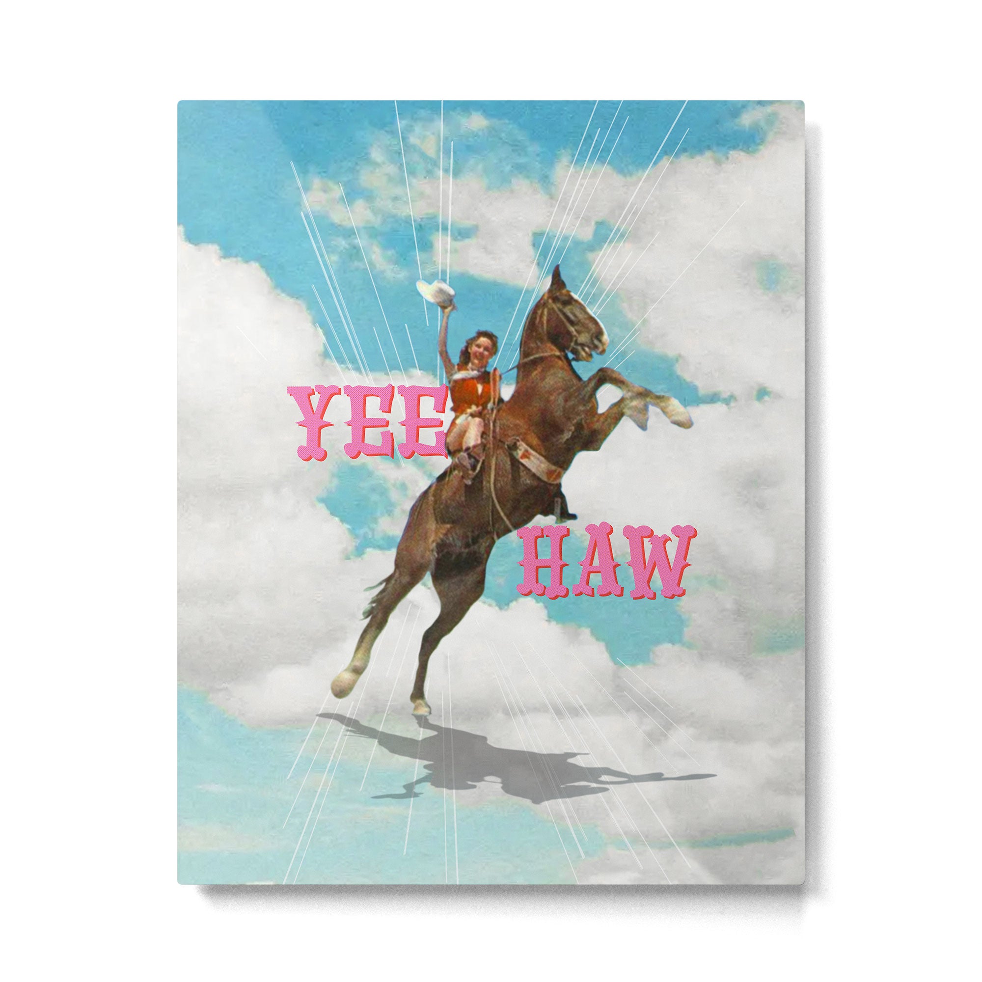 YEE HAW Metal Print Gallery Image 4