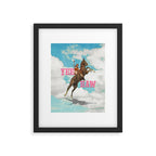 YEE HAW Framed Art Print Gallery Image 5