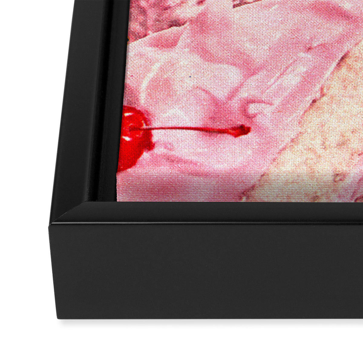 You Always Deserve Cake Framed Canvas Print Gallery Image 3